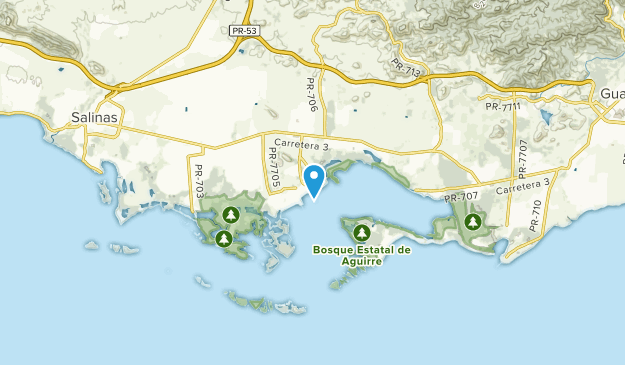 Aguirre, Puerto Rico Map