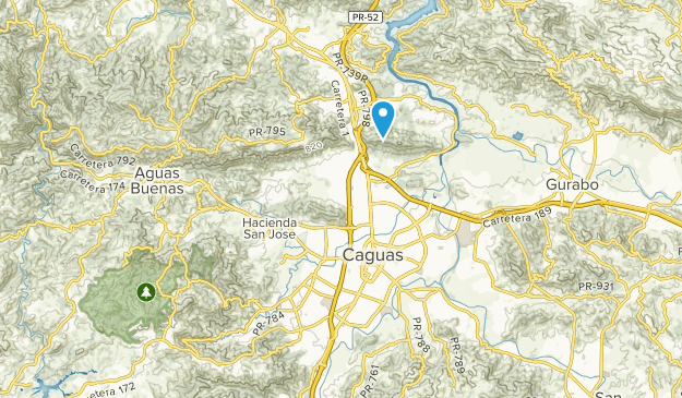 Caguas, Puerto Rico Map