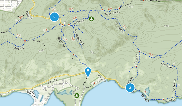Campamento Borinquén, Puerto Rico Map