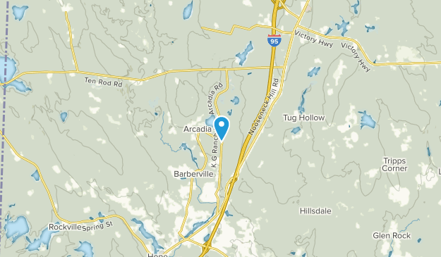 Arcadia, Rhode Island Map