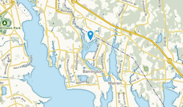 Barrington, Rhode Island Map