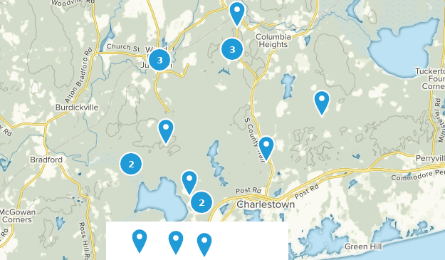 Charlestown, Rhode Island Map