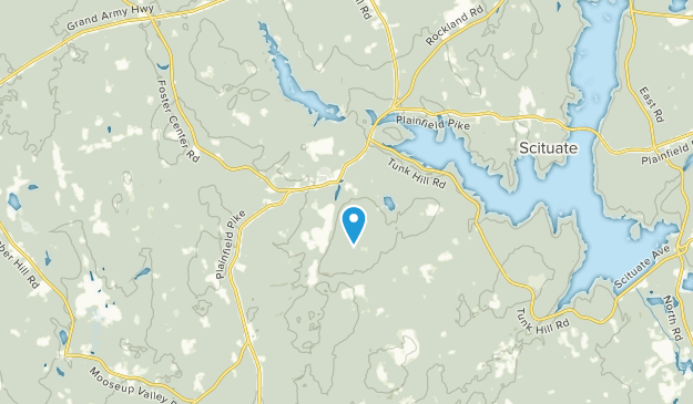 Clayville, Rhode Island Map