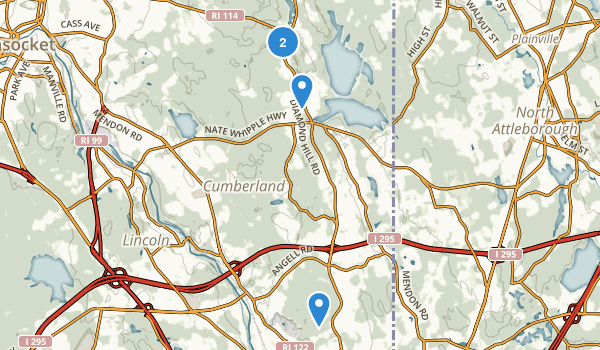 Cumberland, Rhode Island Map
