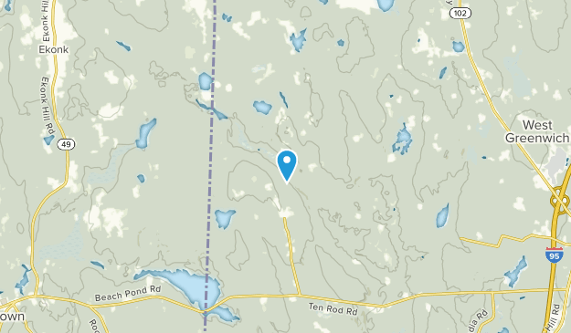 Escoheag, Rhode Island Map