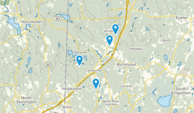 Hope Valley, Rhode Island Map