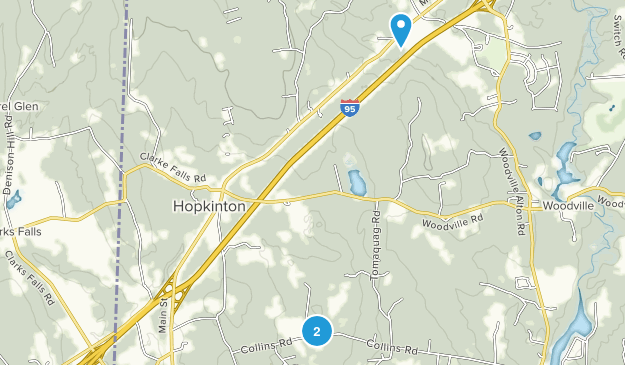 Hopkinton, Rhode Island Map