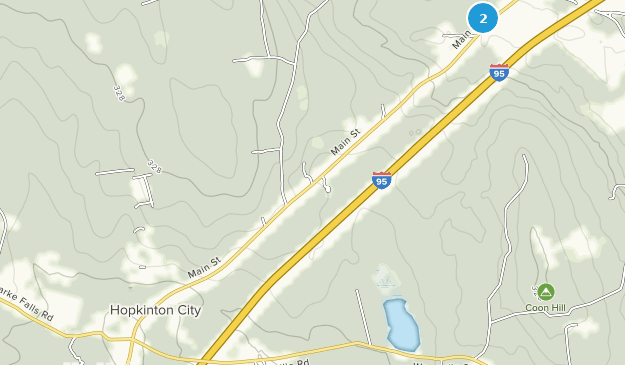 Hopkinton, Rhode Island Map