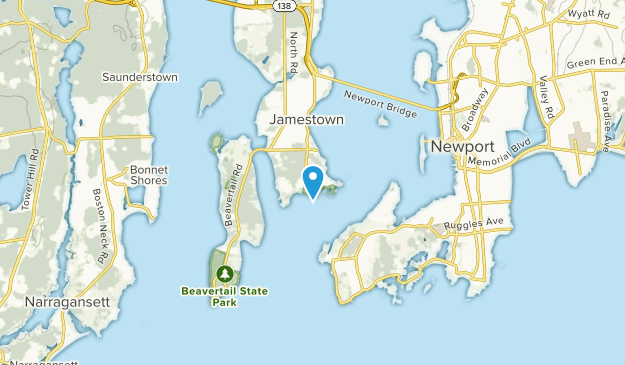 Jamestown, Rhode Island Map