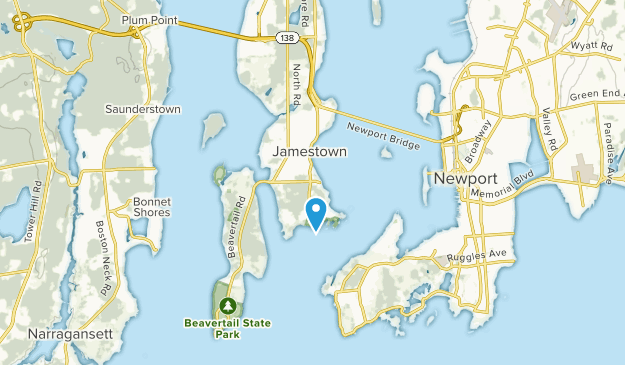Jamestown, Rhode Island Map