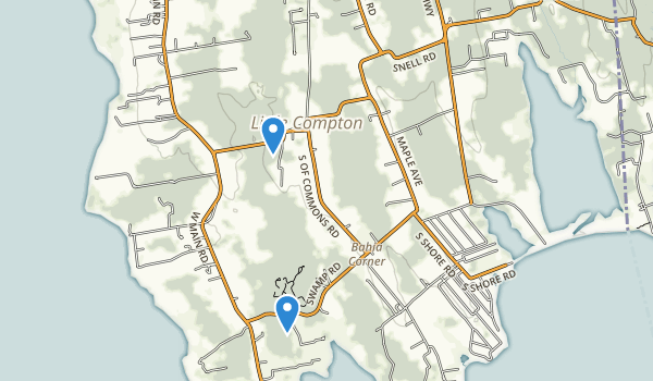 map of little compton rhode island briggs beach