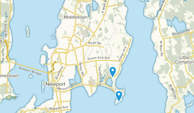 Middletown, Rhode Island Map
