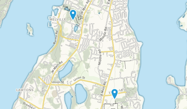 Portsmouth, Rhode Island Map