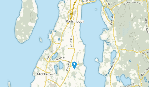 Portsmouth, Rhode Island Map