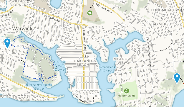 Warwick, Rhode Island Map