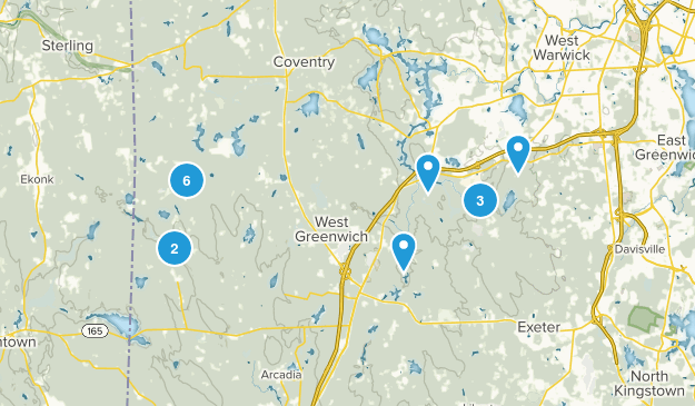 West Greenwich, Rhode Island Map
