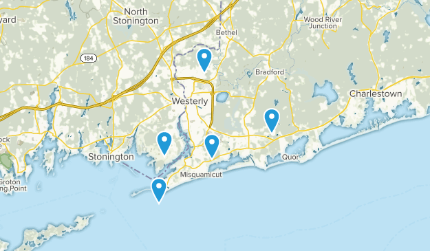 Westerly, Rhode Island Map