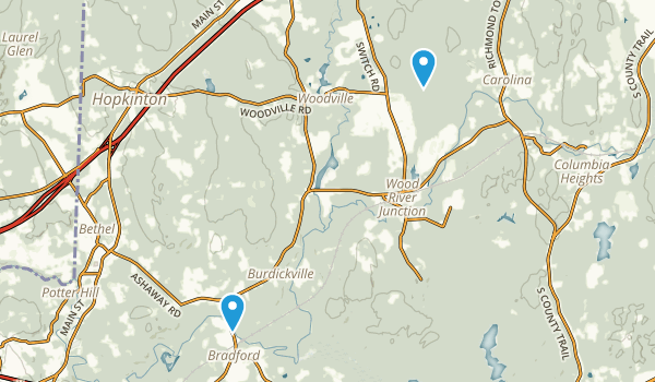 Wood River Junction, Rhode Island Map