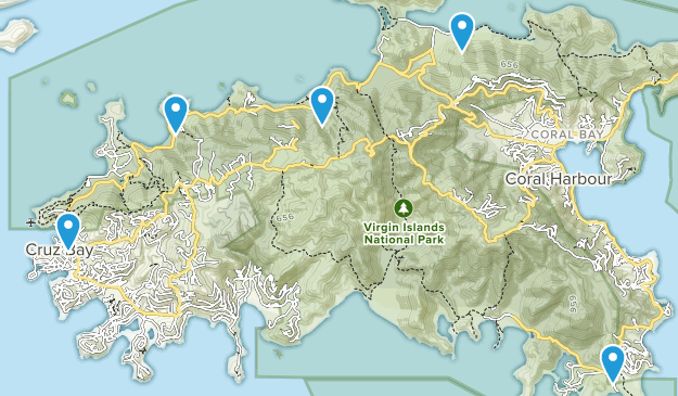 Leinster Bay, Saint John Map