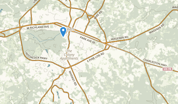 Aiken, South Carolina Map