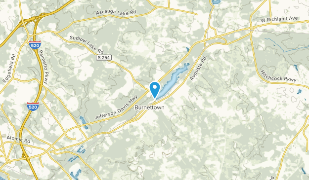 Burnettown, South Carolina Map