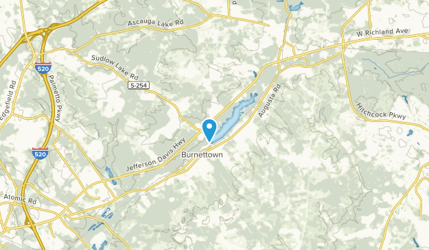Burnettown, South Carolina Map