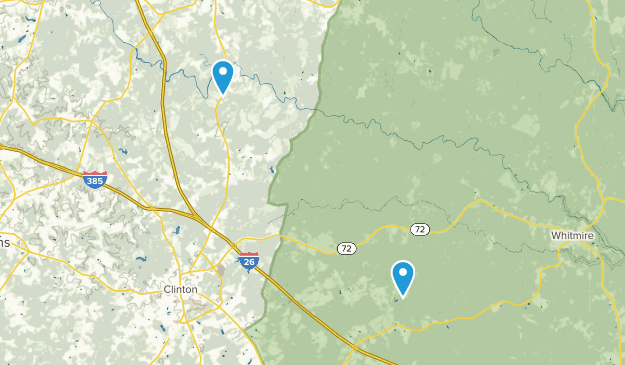 Clinton, South Carolina Map