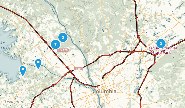 Columbia, South Carolina Map