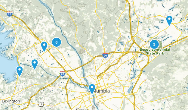 Columbia, South Carolina Map