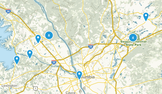 Columbia, South Carolina Map