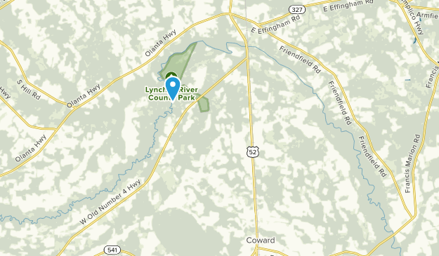 Coward, South Carolina Map