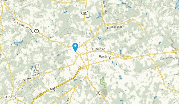 Easley, South Carolina Map