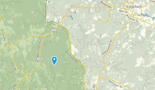 Edgefield, South Carolina Map