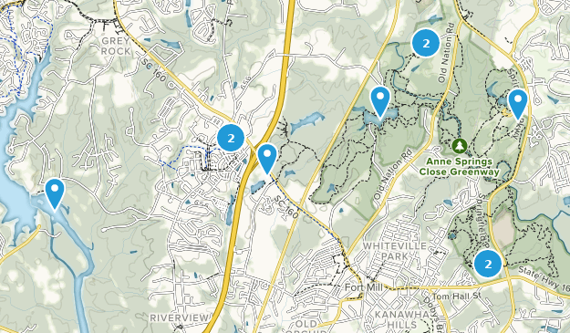 Fort Mill, Carolina del Sur Map