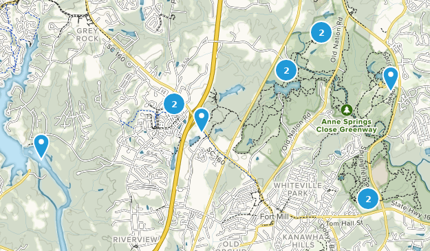 Fort Mill, Caroline du Sud Map