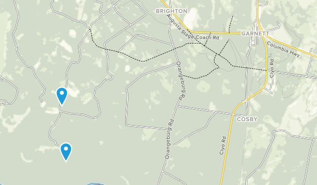 Garnett, Caroline du Sud Map
