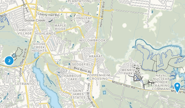 Goose Creek, Caroline du Sud Map
