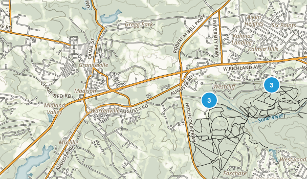 Graniteville, South Carolina Map