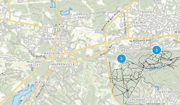 Graniteville, South Carolina Map