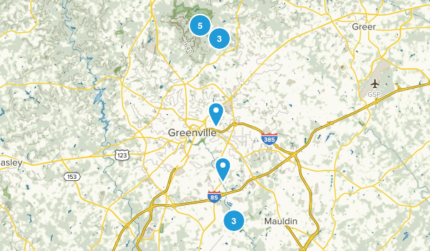 Greenville, South Carolina Map