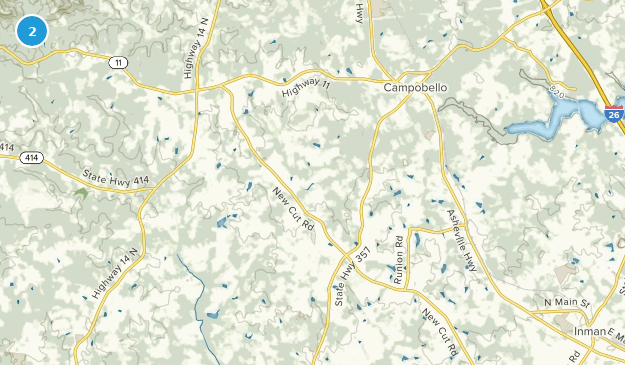 Inman, South Carolina Map