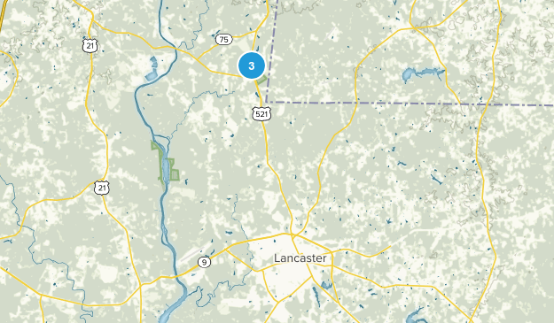 Lancaster, South Carolina Map