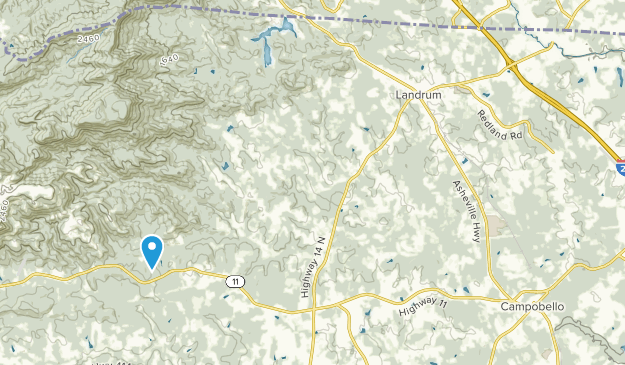 Landrum, South Carolina Map