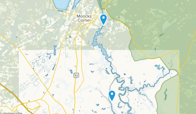 Moncks Corner, South Carolina Map