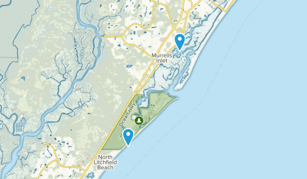 Murrells Inlet, South Carolina Map