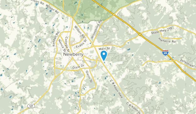 Newberry, South Carolina Map