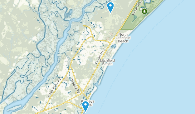 Pawleys Island, South Carolina Map