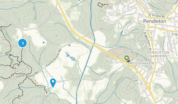 Pendleton, Caroline du Sud Map
