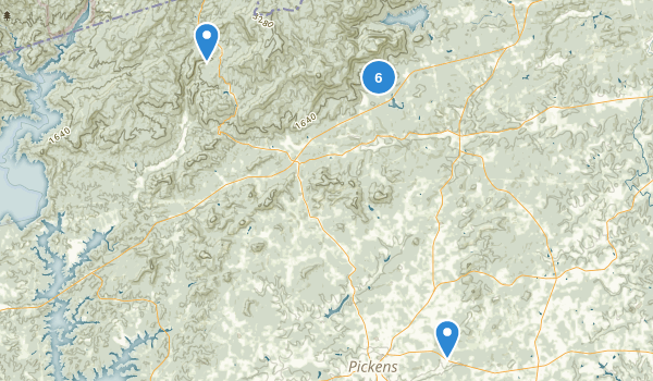 Pickens, South Carolina Map