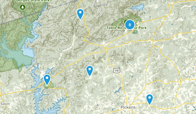 Pickens, South Carolina Map